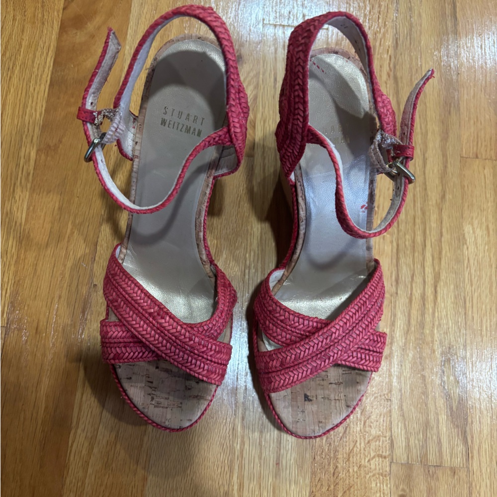 Stuart Weitzman Women's Minx Sandals in Red